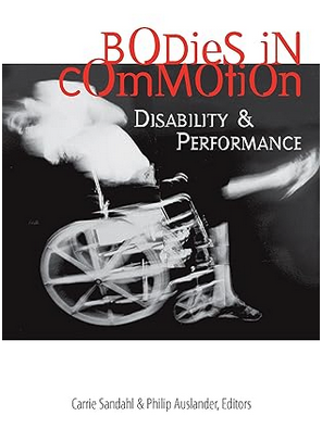 Book cover representing a person sitting in a wheelchair and moving very fast, and the title of the book